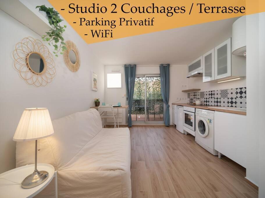 Appartement Tout Equipe Terrasse Parking Privatif 锡富尔勒普拉日 外观 照片